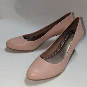 Easy Spirit 8.5N Soft Pink Neoma Leather Pumps Heels